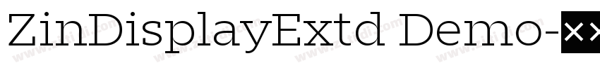 ZinDisplayExtd Demo字体转换